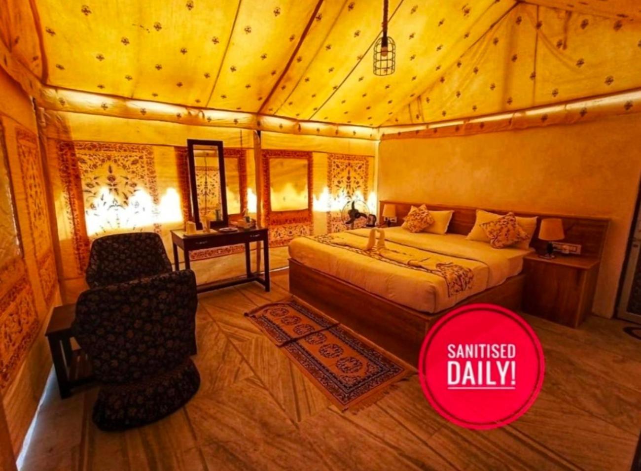 The Saffron Desert Camp Jaisalmer Exterior photo