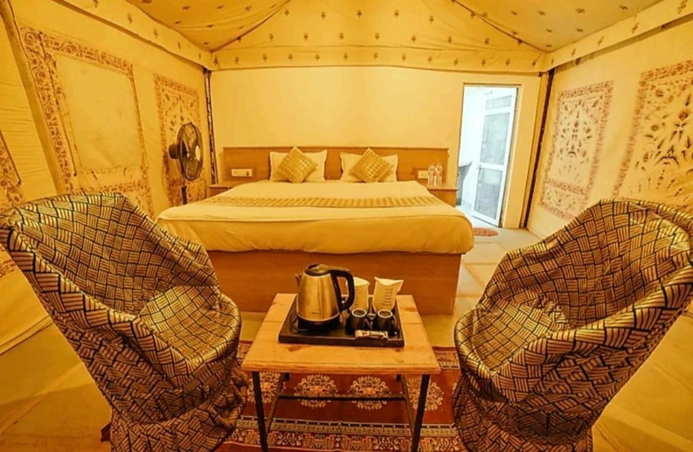 The Saffron Desert Camp Jaisalmer Exterior photo